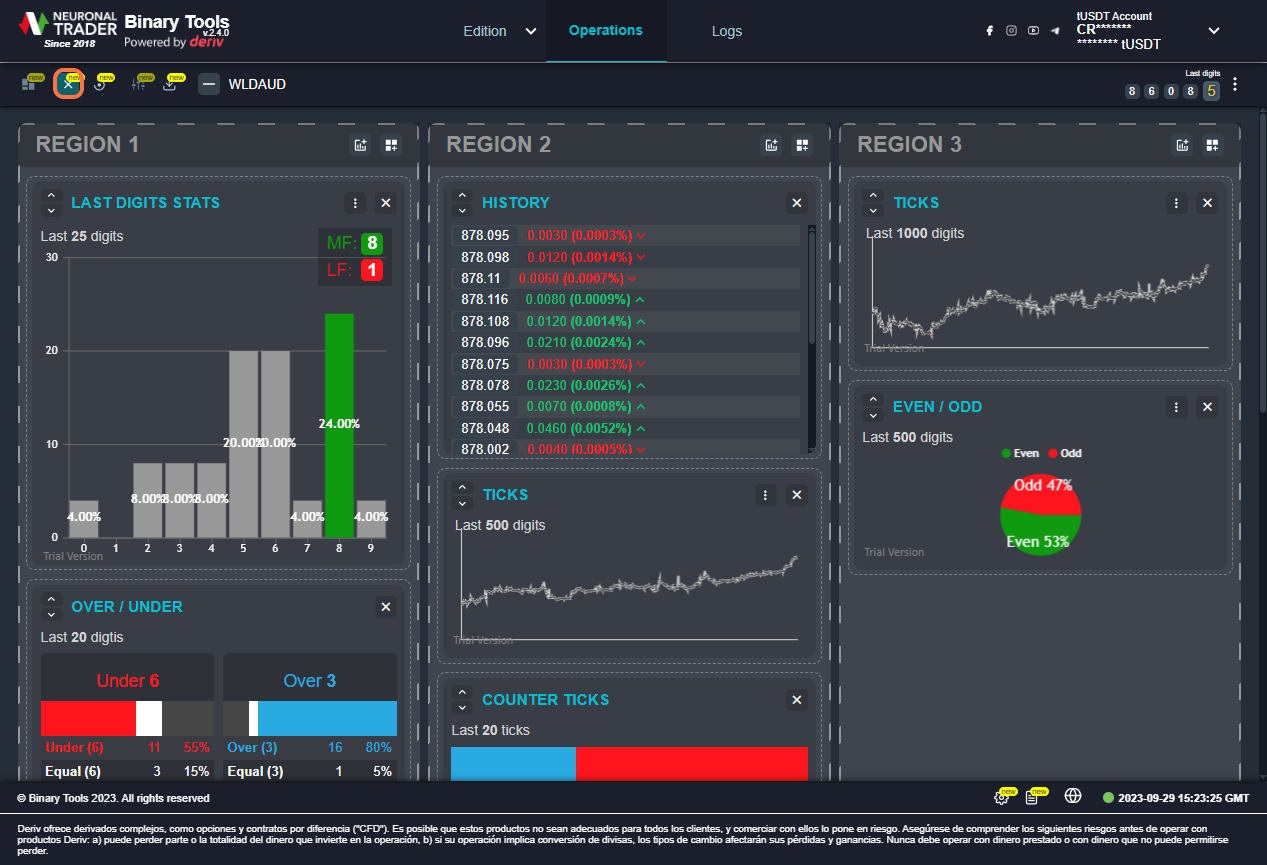Click on Edit Regions